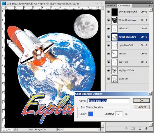 spot color separation photoshop cs6